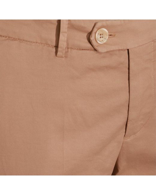 Brunello Cucinelli Natural Slim Fit Trousers for men