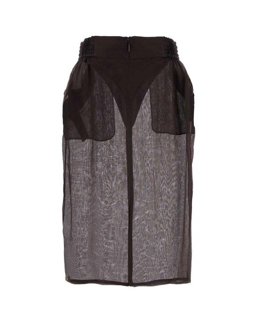 Saint Laurent Gray Skirts