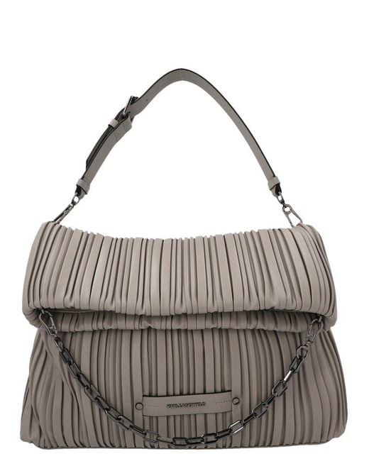 Karl Lagerfeld Gray K/kushion Chained Folded Tote Bag