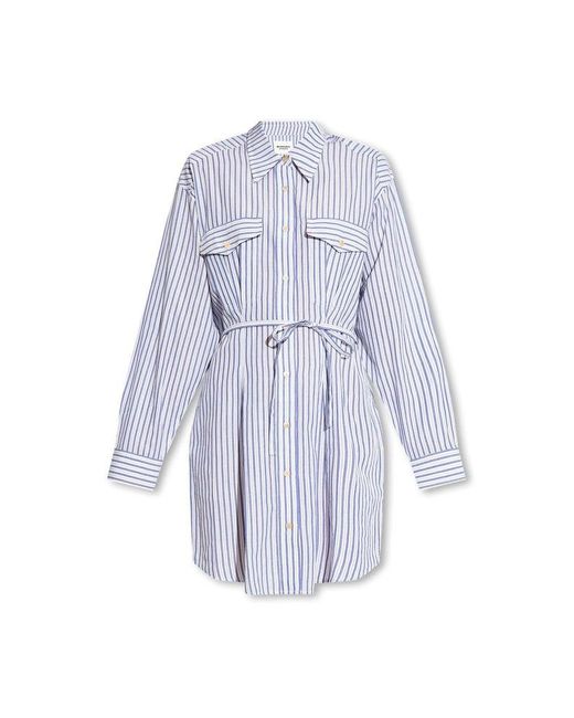 Isabel Marant White ‘Liliane’ Shirt Dress