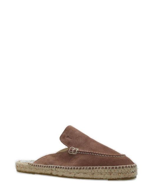 Manebí Brown Hamptons Slip-On Mules