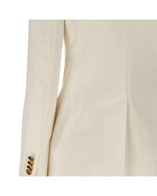 Tagliatore White Double-Breasted Tailored Suit