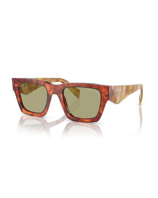 Prada Brown Pra06S Symbole Sunglasses for men