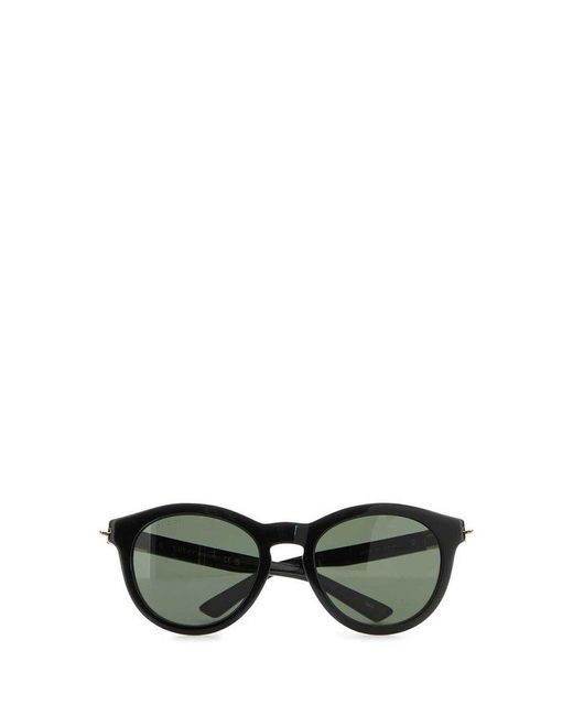 Gucci Black Round Frame Sunglasses for men