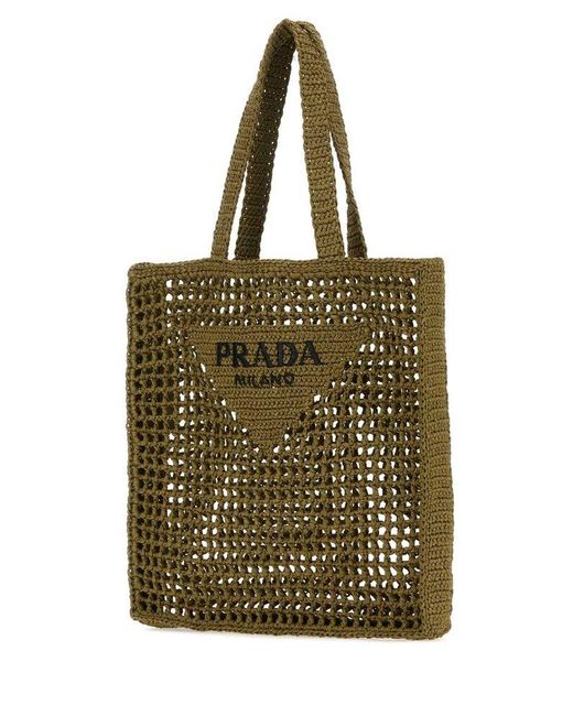 Prada Green Handbags for men