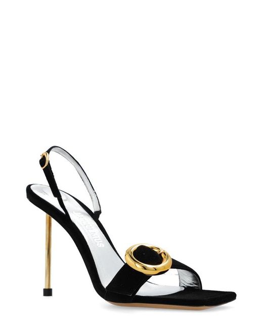Jacquemus Black ‘Regalo’ Heeled Sandals