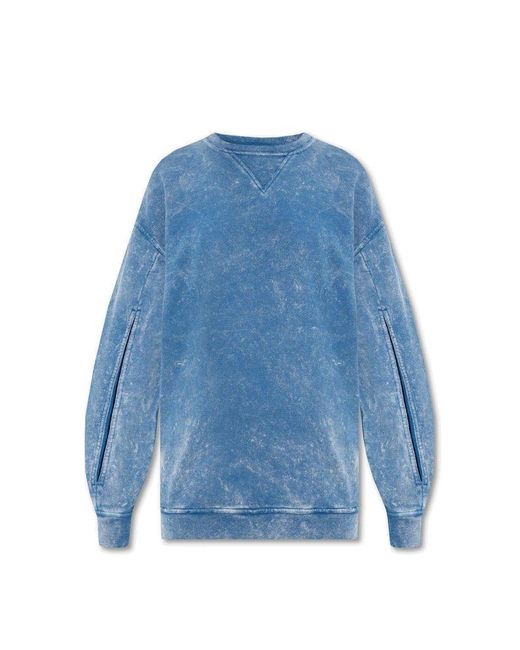 Loewe Blue Cotton Sweatshirt