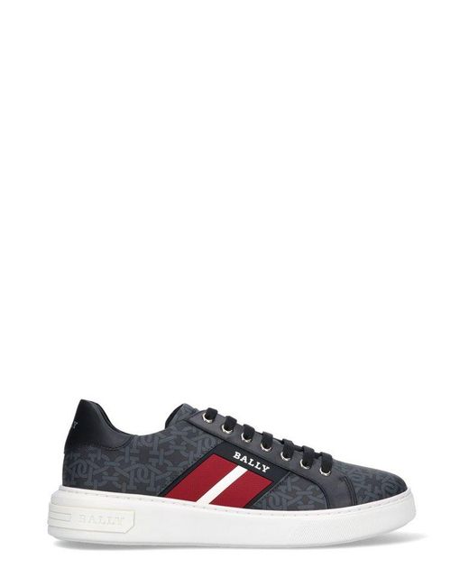 Bally Multicolor Mylton Lace-up Logo Detailed Sneakers for men