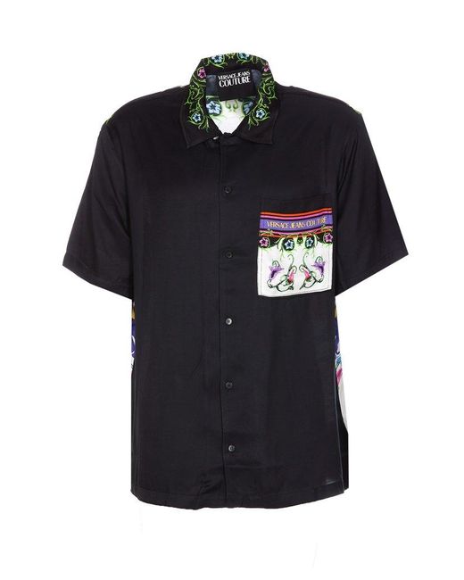 Versace Jeans Black Couture Shirts for men