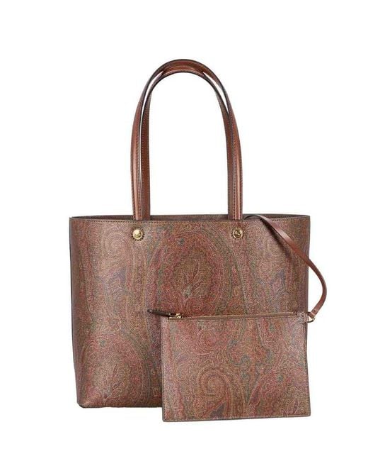 Etro Brown Essential Large Bag