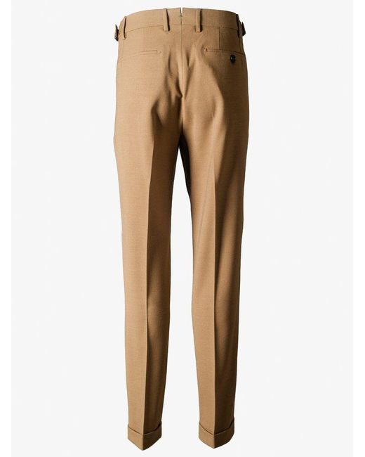 Berwich Natural Retro Pleated Pants for men
