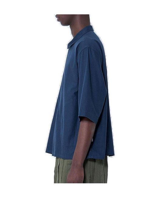 Vans Blue Otw Pavilion Pleated Top for men