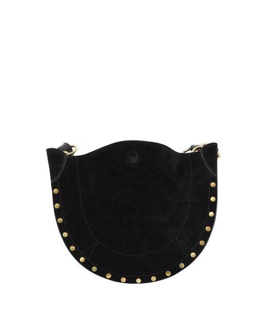 Isabel Marant Black "Mini Moon Soft" Shoulder Bag