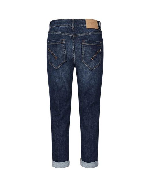 Dondup Blue Button-Fly Jeans