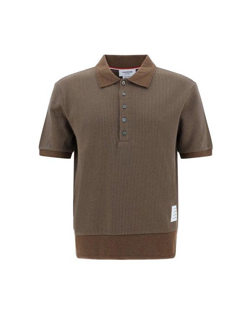 Thom Browne Brown Polo Shirts for men