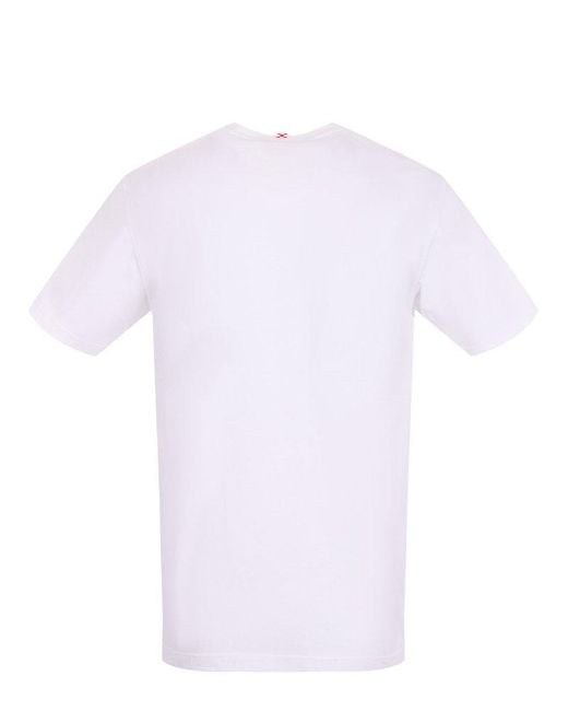 Mc2 Saint Barth White Austin T-Shirt for men
