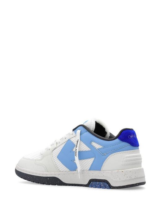 Off-White c/o Virgil Abloh Blue Off- ‘Out Of Office Slim’ Sneakers for men