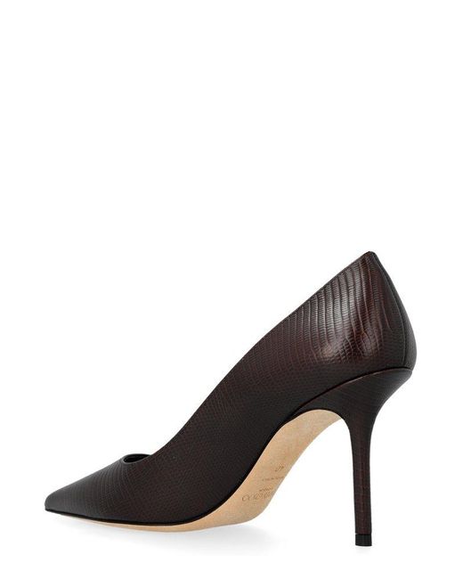 Jimmy Choo Brown Love Pointed-Toe Pumps