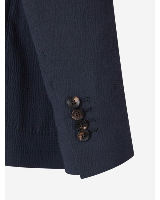 Lardini Blue Textured Formal Suit for men