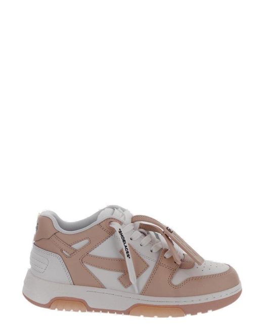 Off-White c/o Virgil Abloh Gray Round Toe Low-top Sneakers