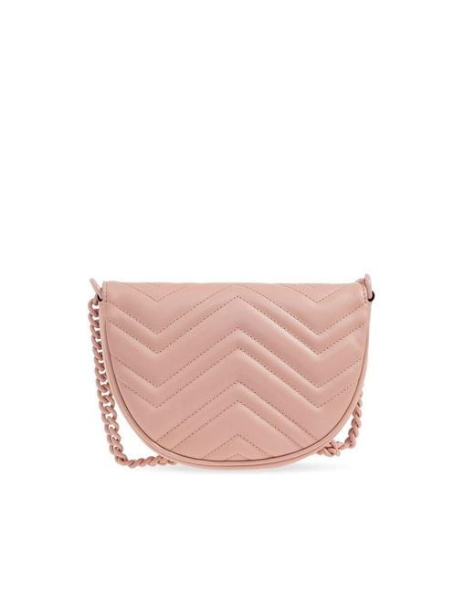 Gucci Pink 'GG Marmont Mini' Shoulder Bag,