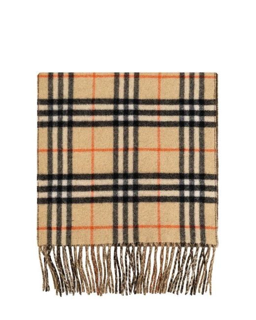 Burberry Multicolor Vintage Check Fringe Detailed Scarf