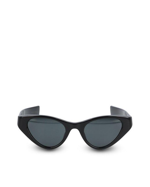 Saint Laurent Gray Triangle Frame Sunglasses