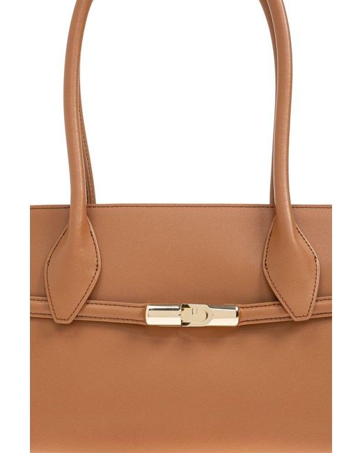 【送料&関税込】Furla Goccia Arch Logo Medium Handbag Furla Goccia Arch Logo Medium Handbag | italist