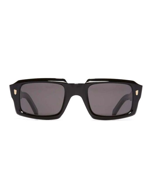 Cutler & Gross Black Square Frame Sunglasses