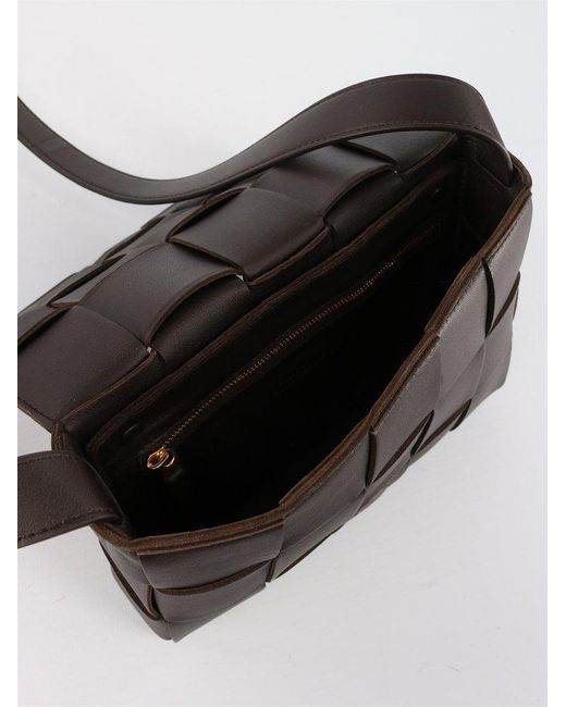 Bottega Veneta Brown Cassette Shoulder Bag
