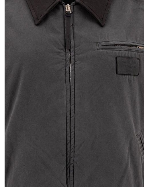 Acne Black Bomber Jacket