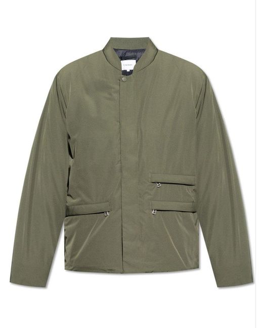 Norse Projects Green Ryan Straight Hem Bomber Jacket for men