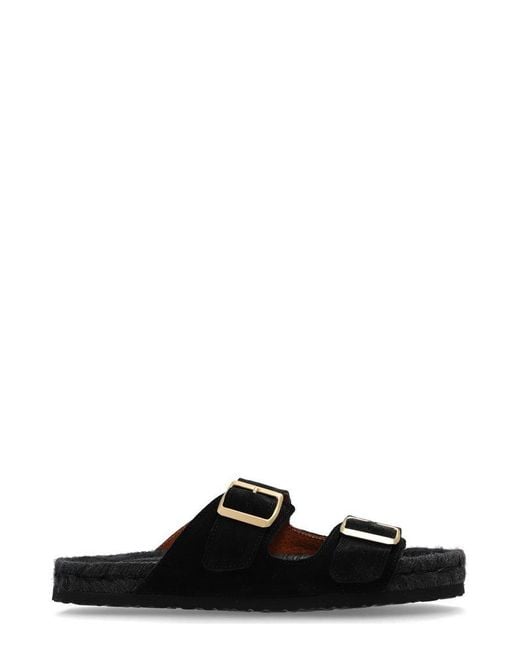 Manebí Black X Alex Riviere Double Buckled Nordic Sandals