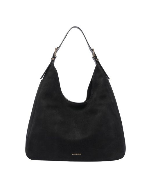 MICHAEL Michael Kors Black Nolita Large Hobo Shoulder Bag