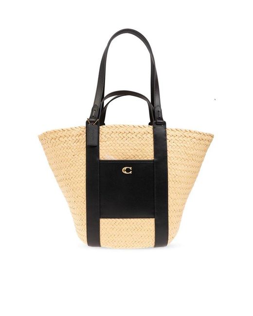 COACH Black Shopper Type Bag