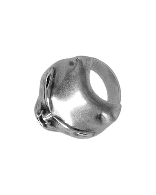 Ann Demeulemeester Gray Animal Motif Ring