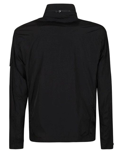 C P Company Black Chrome-r Zipped Jacket for men