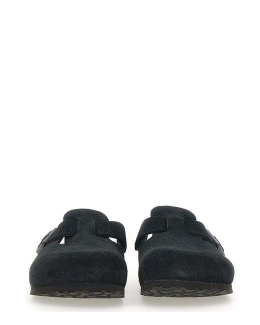 Birkenstock Black Boston Slip-On Mules