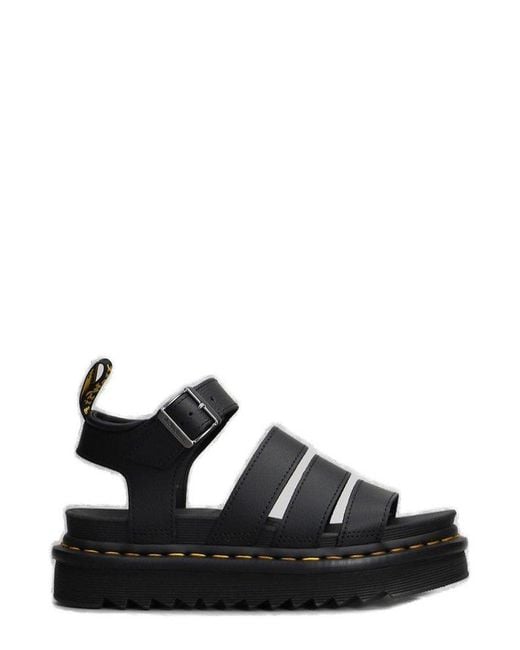 Dr. Martens Black Blaire Strap Sandals