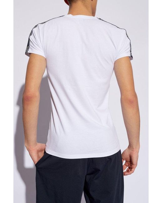 Emporio Armani White Organic Cotton T-shirt, for men