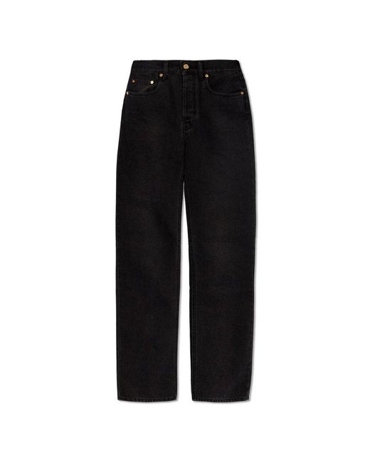 Jacquemus Black High-rise Jeans,