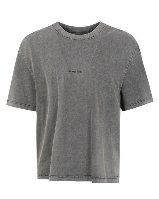Michael Kors Gray Jersey Gd Boxy Tee for men
