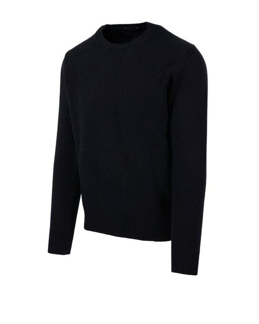 Roberto Collina Blue Long Sleeved Knitted Jumper for men