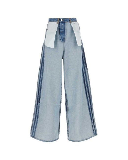 Vetements Blue Inside-out Denim Jeans