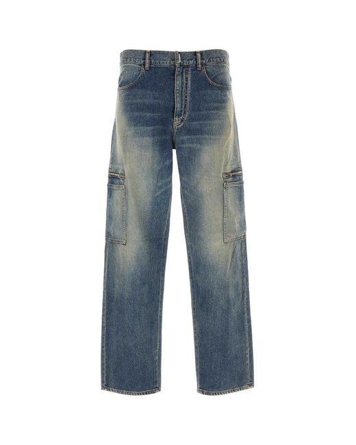 Givenchy Blue Jeans With Multiple Pockets for men
