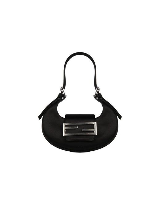Fendi Cookie Mini Hobo Bag in Black Lyst