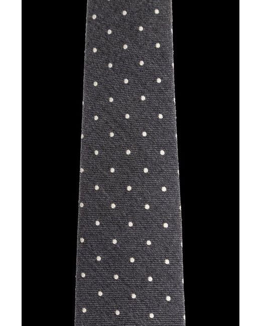 Paul Smith Black Polka Dot Tie for men
