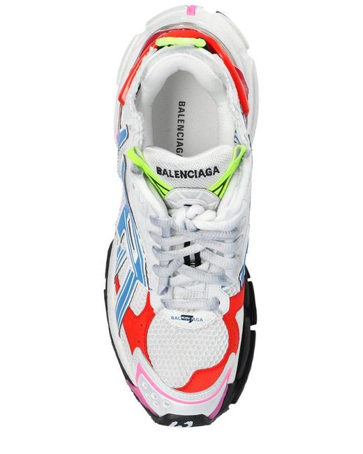 Balenciaga White Runner Chunky Low-top Sneakers for men