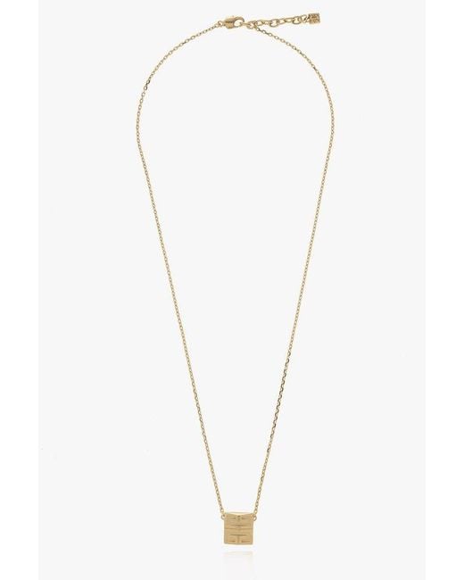Givenchy 4g Charm Necklace in White for Men | Lyst