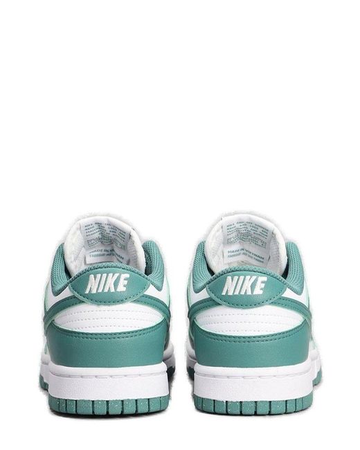 Nike Green Dunk Low Next Nature Lace-Up Sneakers